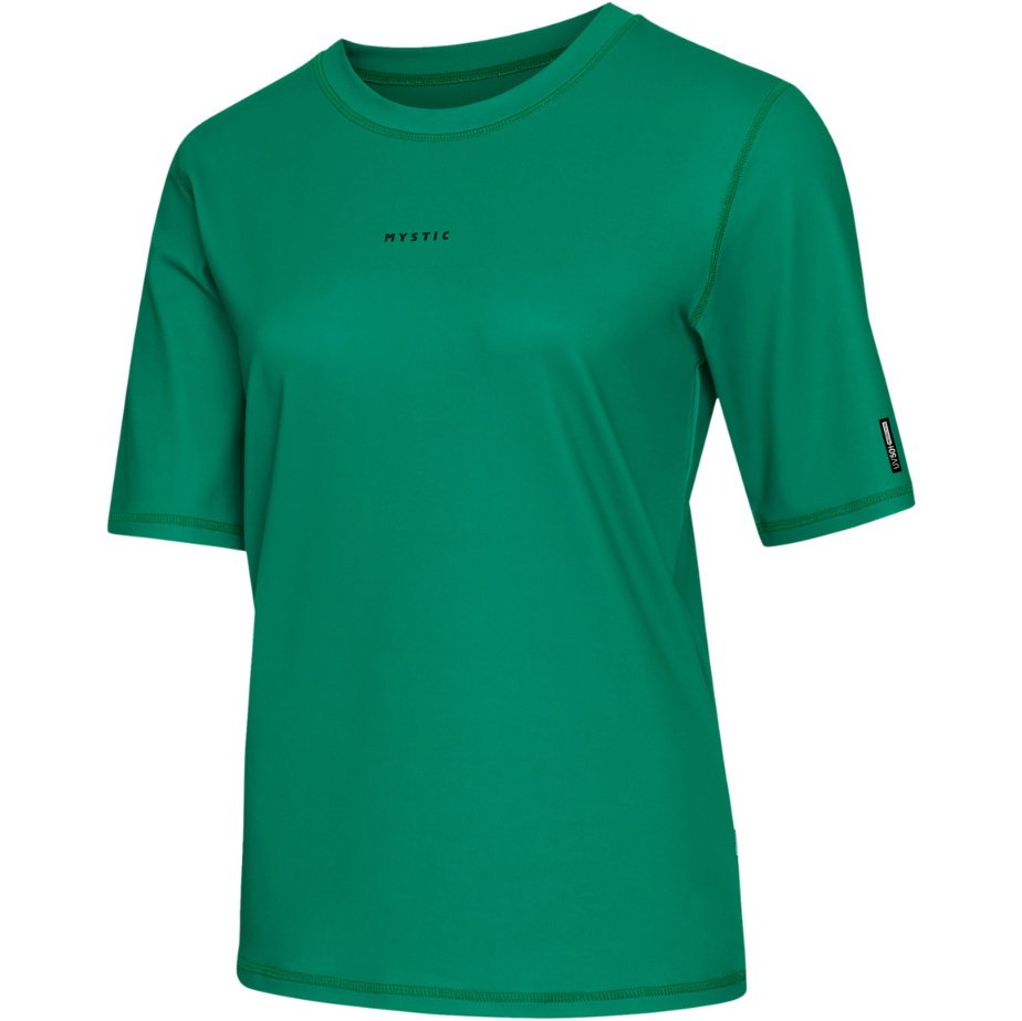 Mystic Womens Solstice Short Sleeve Rash Vest 35001.240172 - Green